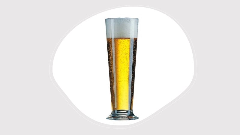Vaso de cerveza Pilsner