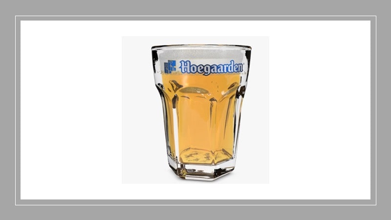 Vaso de cerveza Hoegaarden
