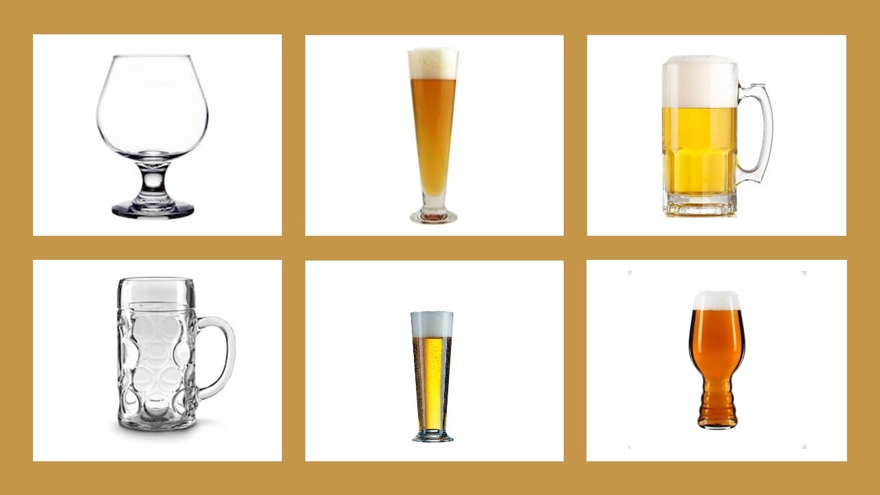 Cuáles son los de vasos para cada cerveza?